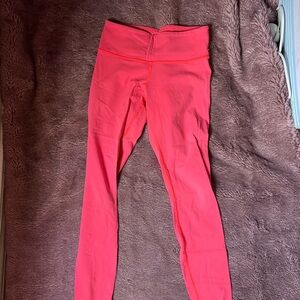 Lululemon Bright Pink Leggings